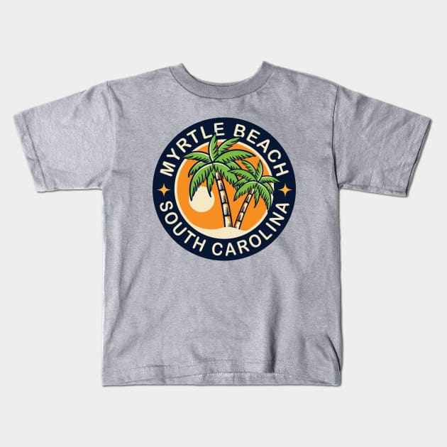 Myrtle Beach Kids T-Shirt by Mark Studio